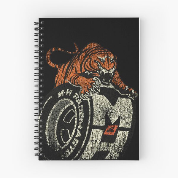 Item preview, Vintage M&H Racemaster racing tires - gnarly, aged, burnout print designed and sold by retropetrol.
