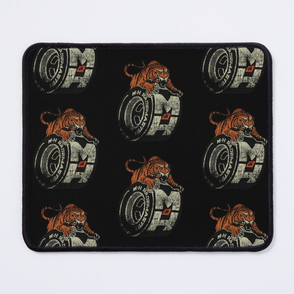 Item preview, Vintage M&H Racemaster racing tires - gnarly, aged, burnout print designed and sold by retropetrol.