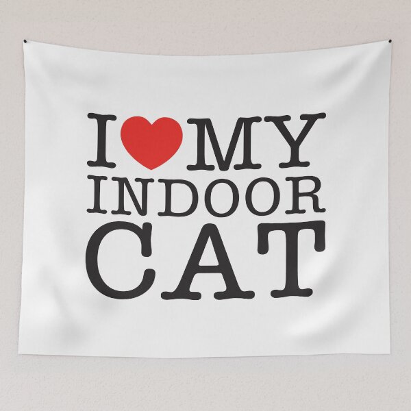 Item preview, I Love My Indoor Cat designed and sold by shitpostee.