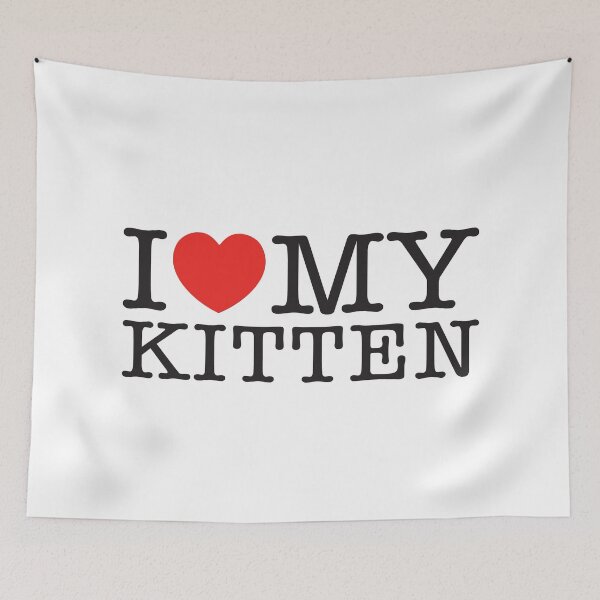 Item preview, I Love My Kitten designed and sold by shitpostee.