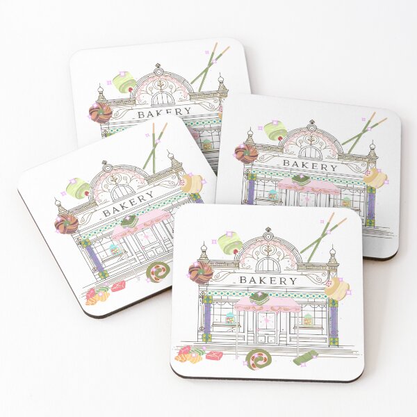 Item preview, Magical Bakery Illustration – Dreamy Cake Shop with Floating Desserts designed and sold by Sugar Wisdom .