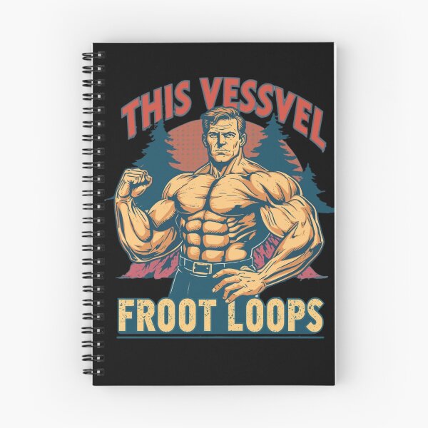 Item preview, This Vessel Runs on Froot Loops – Funny Bodybuilder Gym Design designed and sold by Shanker-studio.