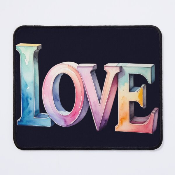 Item preview, Love in pastel colors designed and sold by LiskoDesign.