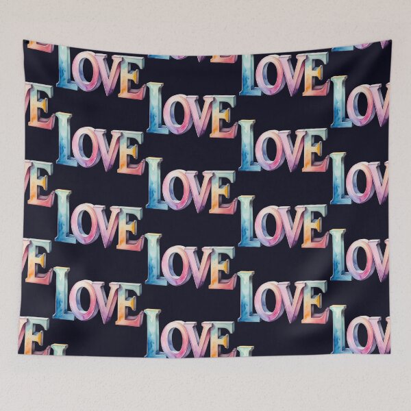 Item preview, Love in pastel colors designed and sold by LiskoDesign.
