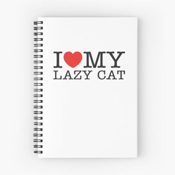 Item preview, I Love My Lazy Cat designed and sold by shitpostee.