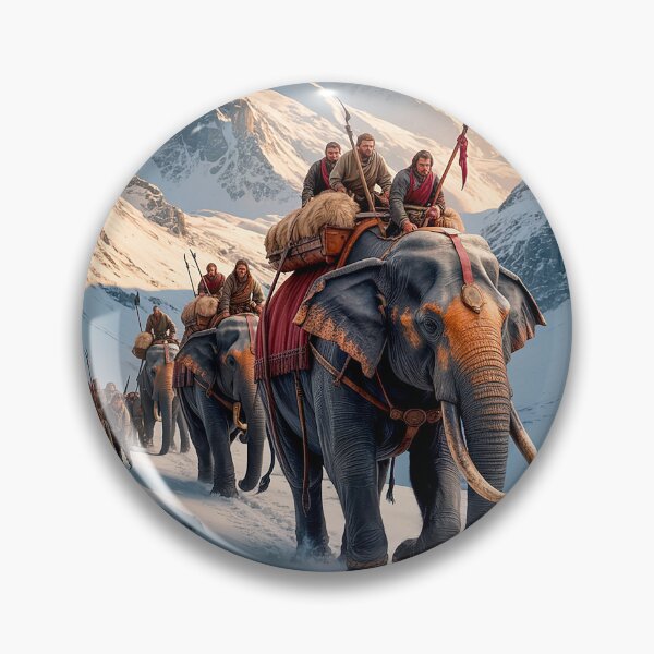 Item preview, HANNIBAL'S Crossing of the Alps in 218 BC with 37 War Elephants designed and sold by DBM Photo Art 1.