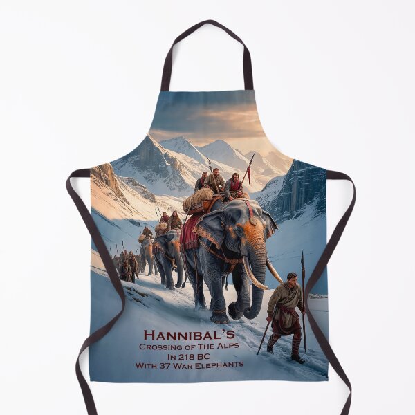 Item preview, HANNIBAL'S Crossing of the Alps in 218 BC with 37 War Elephants designed and sold by DBM Photo Art 1.