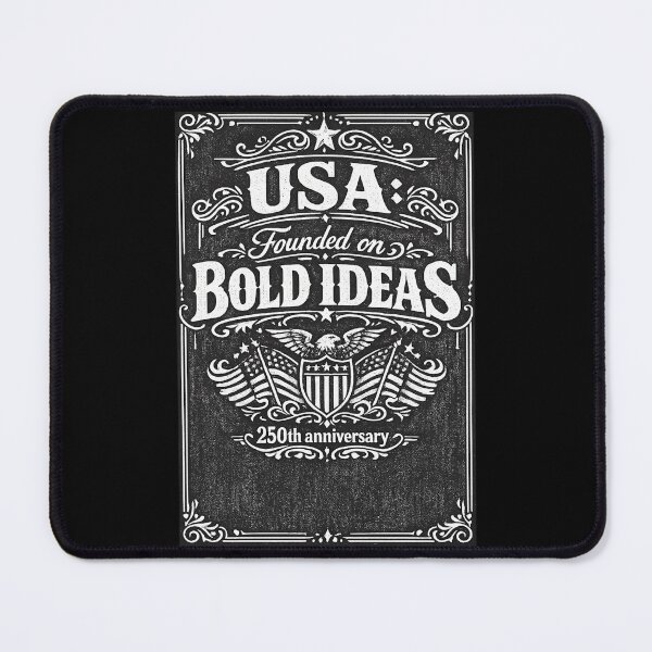 Item preview, Whiskey label styled design - Founded on Bold Ideas, USA 250th Anniversary Patriotic Vintage American designed and sold by digitalbitcraft.