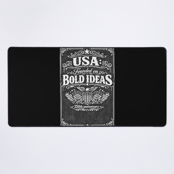 Item preview, Whiskey label styled design - Founded on Bold Ideas, USA 250th Anniversary Patriotic Vintage American designed and sold by digitalbitcraft.
