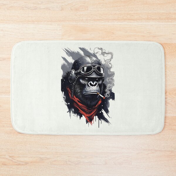 Item preview, Aviator Gorilla – Rebel Vintage Biker Animal Style designed and sold by Taans-Creation.