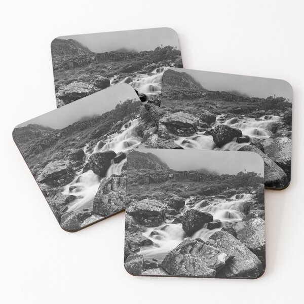 Item preview, Snowdonia Mountain Stream in Monochrome designed and sold by Graz-Photos.