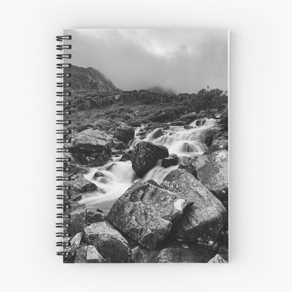 Item preview, Snowdonia Mountain Stream in Monochrome designed and sold by Graz-Photos.