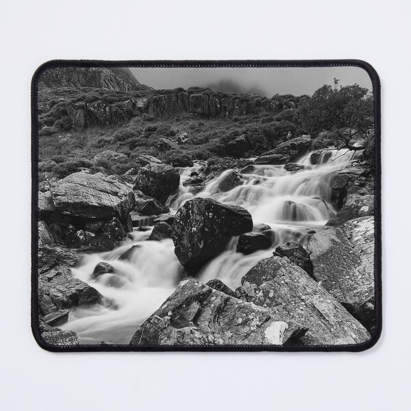Item preview, Snowdonia Mountain Stream in Monochrome designed and sold by Graz-Photos.