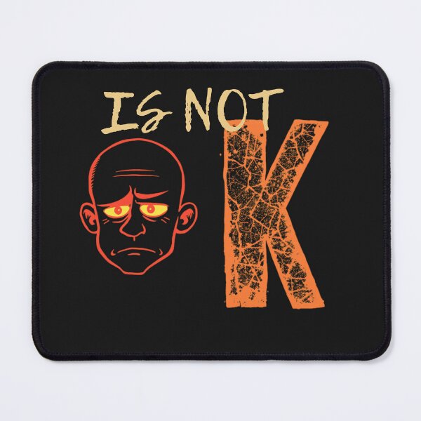 Item preview, It’s Not OK – Minimalist Mental Health Quote Art designed and sold by Sparkofart07.