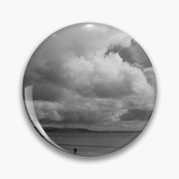 Item preview, Monochrome Lone Walker in Looe designed and sold by Graz-Photos.