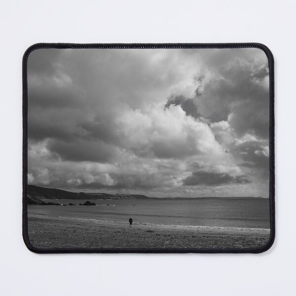 Item preview, Monochrome Lone Walker in Looe designed and sold by Graz-Photos.