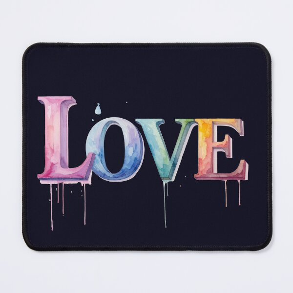 Item preview, Gentle words, love in pastel colors designed and sold by LiskoDesign.