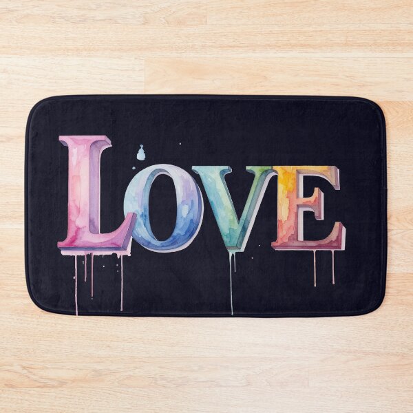 Item preview, Gentle words, love in pastel colors designed and sold by LiskoDesign.