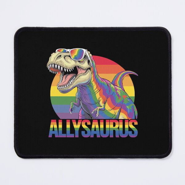 Item preview, Allysaurus LGBT Dinosaur Rainbow Flag Ally LGBT Pride 5 designed and sold by DigitaldeligArt.