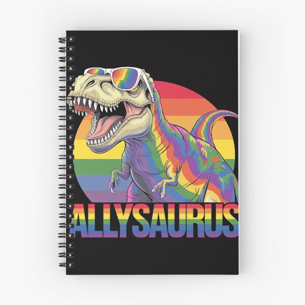 Item preview, Allysaurus LGBT Dinosaur Rainbow Flag Ally LGBT Pride 5  designed and sold by DigitaldeligArt.