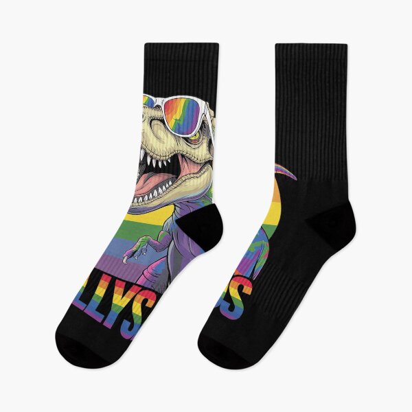 Item preview, Allysaurus LGBT Dinosaur Rainbow Flag Ally LGBT Pride 5  designed and sold by DigitaldeligArt.