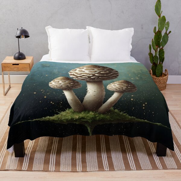 Item preview, Zebra Fungus - Vintage Botanical Art designed and sold by AlruniaAhnArt meets BrainChaosPrints.