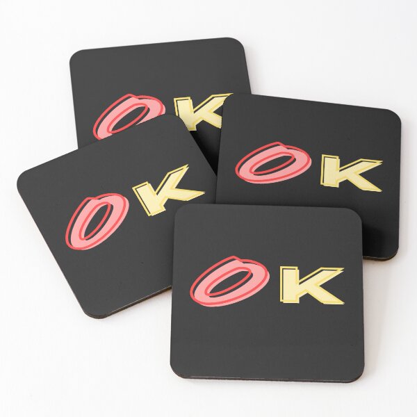 Aperçu de l'œuvre OK – Design minimaliste typographique pour exprimer une ambiance créée et vendue par Sparkofart07.