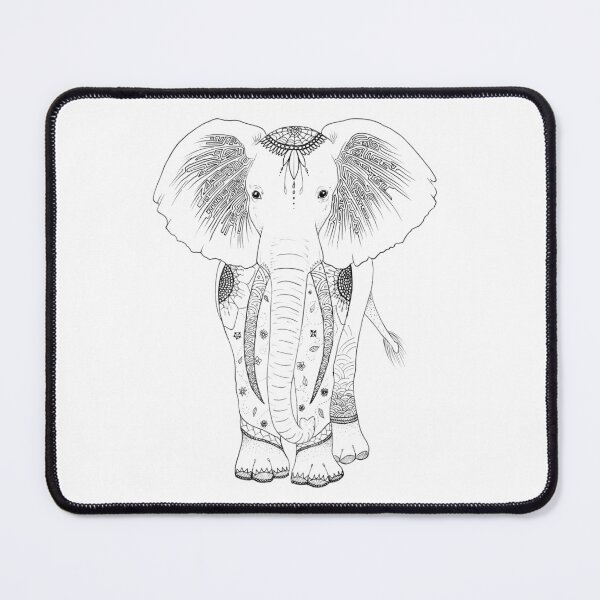 Item preview, Patterned Elephant designed and sold by Violet Inkpot.