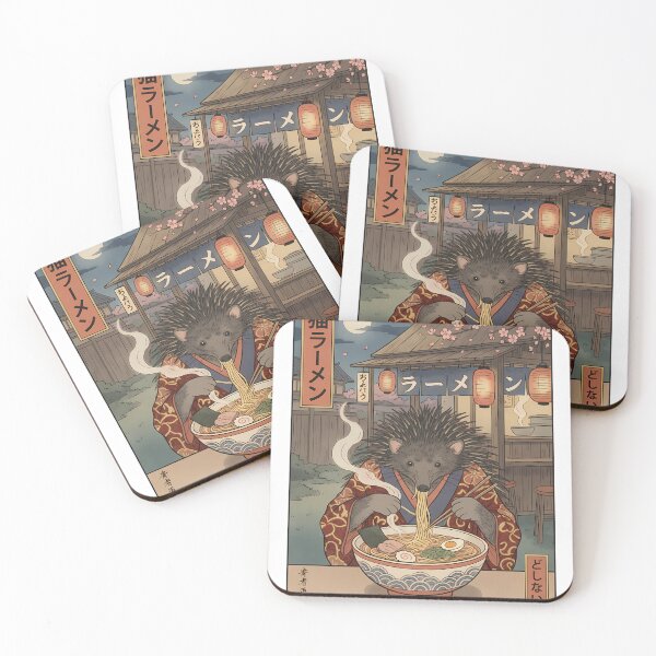 Item preview, Japanese Echidna Ramen Noodle Shop Night designed and sold by k3rstman1.