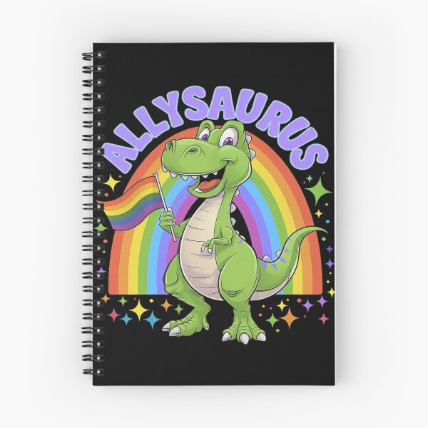 Item preview, Allysaurus T Rex Dinosaur Rainbows LGBT Gay Pride Flag 5  designed and sold by DigitaldeligArt.