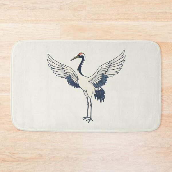Item preview, Japanese Crane Minimal Symbolic Illustration designed and sold by daila70.