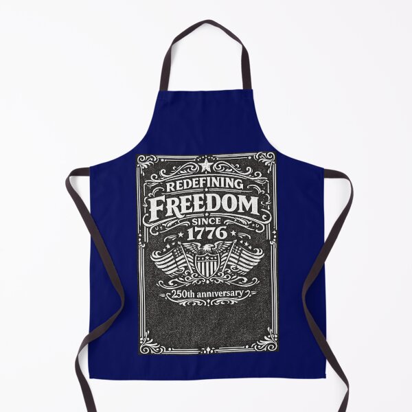 Item preview, Whiskey label styled design - Redefining Freedom Since 1776,USA 250th Anniversary Patriotic Vintage American designed and sold by digitalbitcraft.