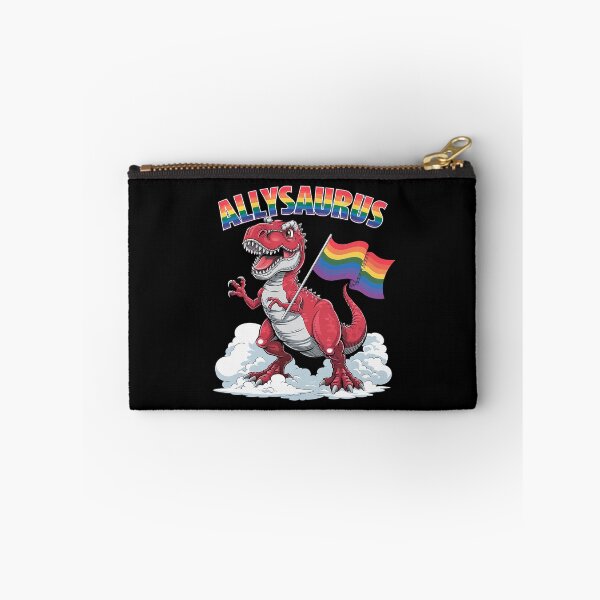 Item preview, Allysaurus T Rex Dinosaur Rainbows LGBT Gay Pride Flag T Rex  designed and sold by DigitaldeligArt.