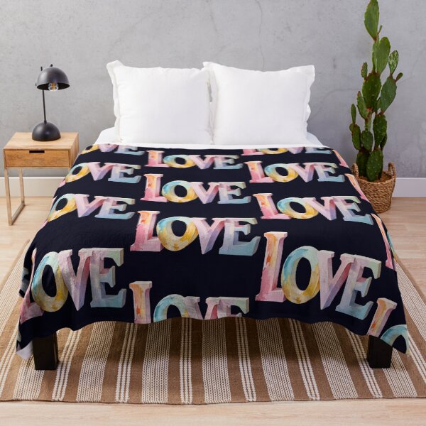 Item preview, Love letters in thick acrylic paint designed and sold by LiskoDesign.