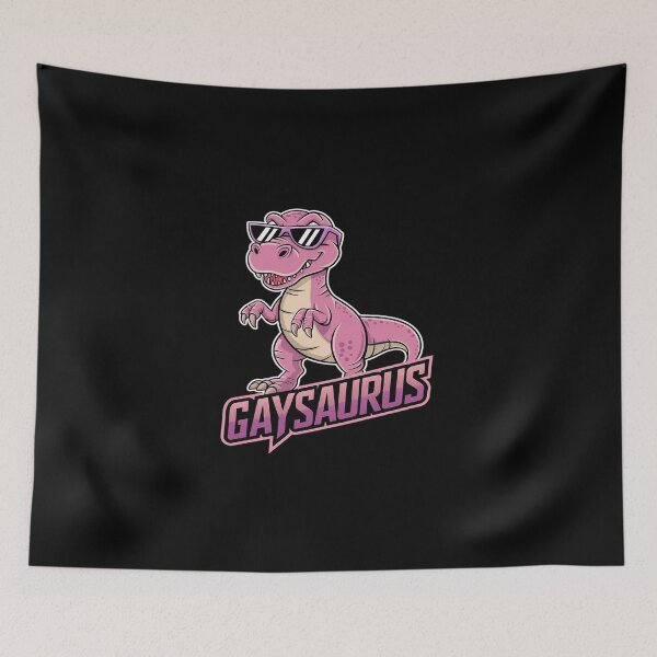 Item preview, Asexual Gay-Saurus LGBT-Q Cool Dinosaur Asexuality Ace Pride  designed and sold by DigitaldeligArt.