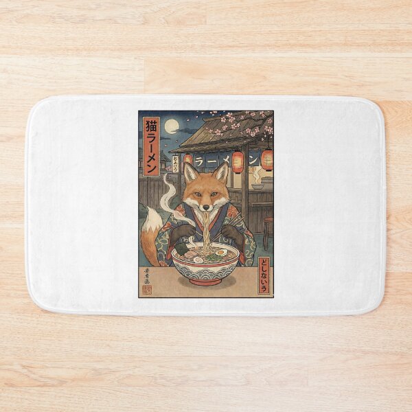 Item preview, Ukiyo-e Fox Ramen Lover designed and sold by k3rstman1.