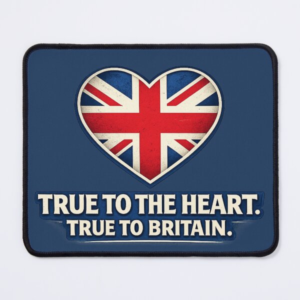 Item preview, True to the Heart True to Britain Union Jack Heart Sticker • Patriotic UK Pride Vinyl Decal designed and sold by NAJURE.