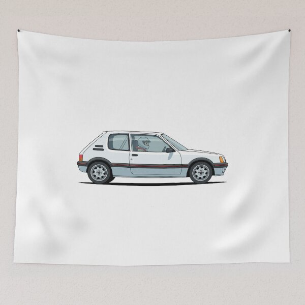 Item preview, Peugeot 205 white racer designed and sold by matthijs309.
