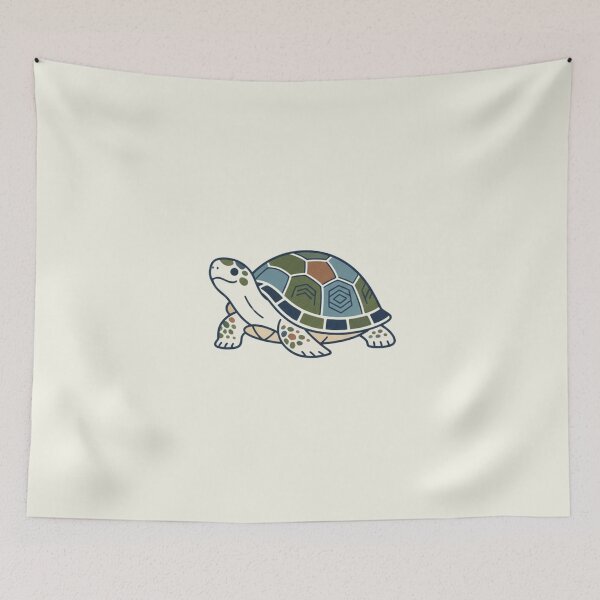 Item preview, Japanese Turtle Kame Minimal Symbolic Illustration designed and sold by daila70.