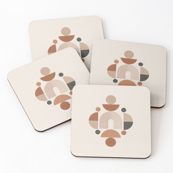 Item preview, Neutral Abstract Balanced Forms designed and sold by VibeShift Studio.