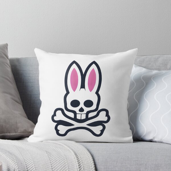 Artikelvorschau, Niedliche gotische Hasen-Totenkopf-Illustration mit gekreuzten Knochen entworfen und verkauft von Kruti Collection.