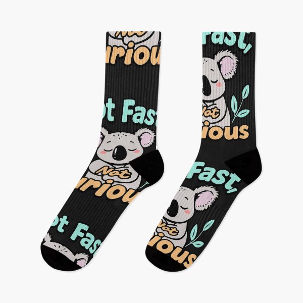 Item preview, Not Fast Not Furious – Funny Koala Chill Meme Design designed and sold by Sparkofart07.