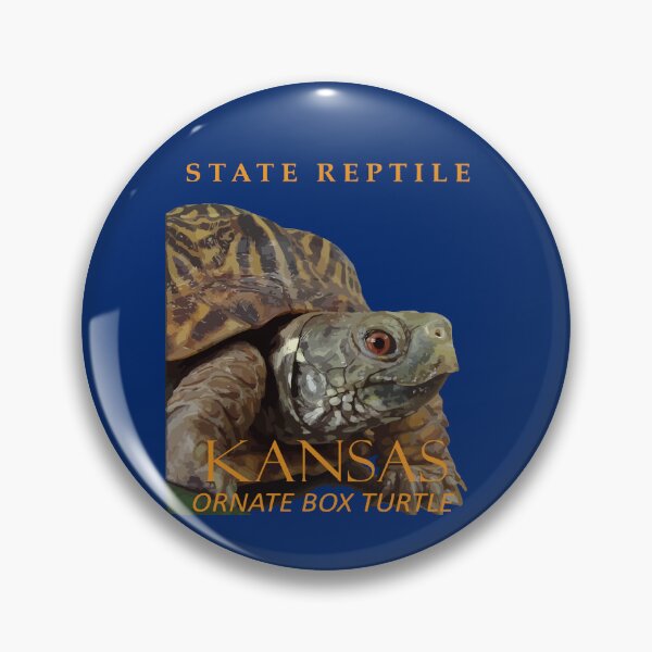 Item preview, Kansas Territory Reptile The Ornate Box Turtle designed and sold by taiche.