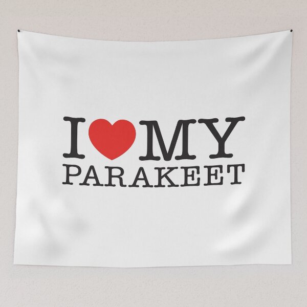 Item preview, I Love My Parakeet designed and sold by shitpostee.