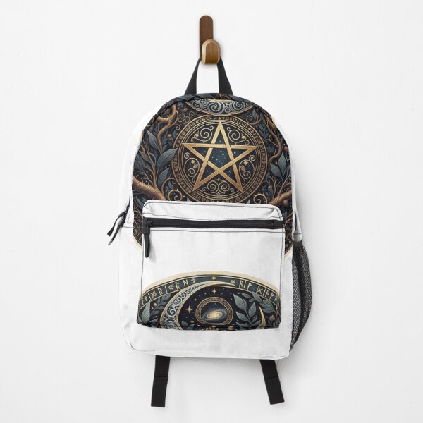 Item preview, Celestial Moon Pentagram Mystical Symbol Art designed and sold by MonaRose_Art.