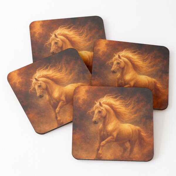 Item preview, Fire Horse in the Strom designed and sold by CzipipitoStudio.