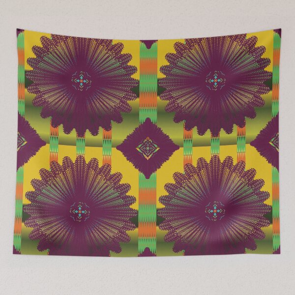 Item preview, Geometric Four Corners Mandala Pattern designed and sold by OIL Pattern Design .
