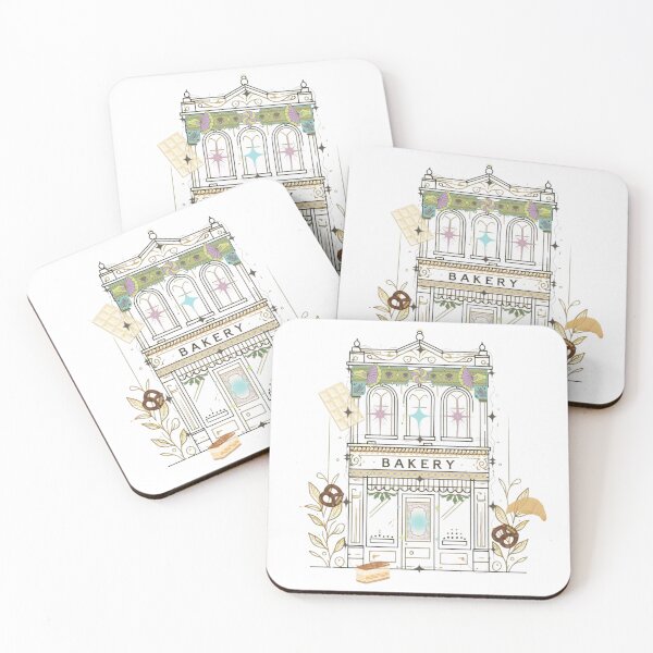 Item preview, Magical Bakery Illustration – Dreamy Cake Shop with Floating Desserts designed and sold by Sugar Wisdom .