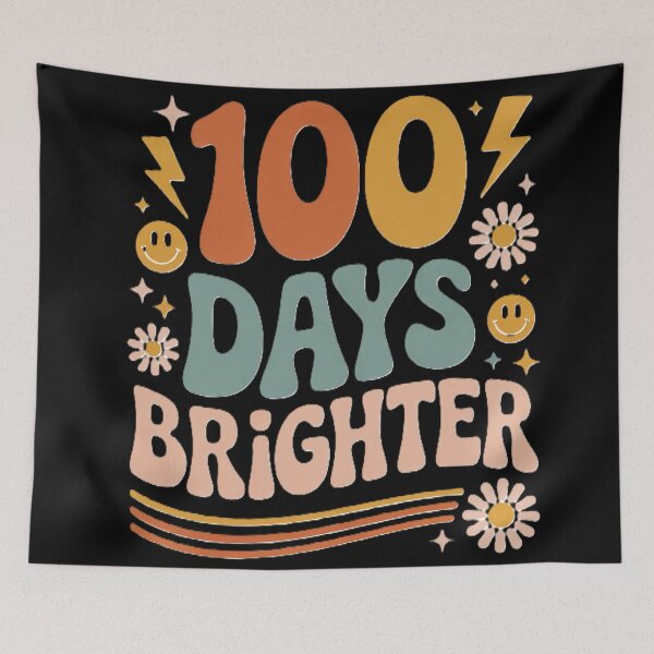 Item preview, 100 Days Brighter Retro Groovy Teacher School designed and sold by seghiouer.