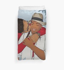 Queer Femme Engagement Duvet Cover